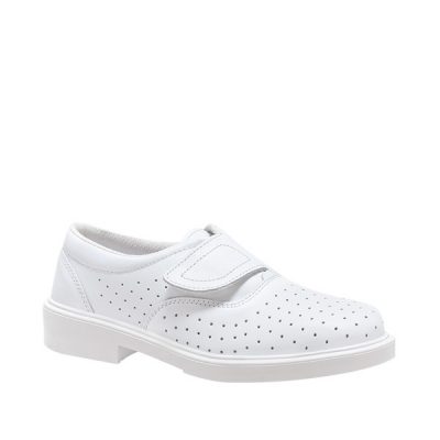 Calzado de seguridad sanitario Panter Londres Velcro® Blanco Calado O1 Unisex
