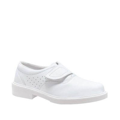 Calzado de seguridad Panter Londres Velcro® Blanco Liso O1 Unisex