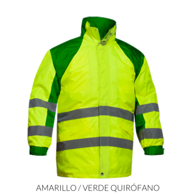 Parka de alta visibilidad Prima Raptor2 Combi Amarillo/Gris