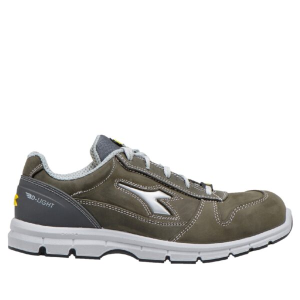 Calzado de seguridad Diadora Run Low Gris Castillo S3S FO SR ESD Unisex