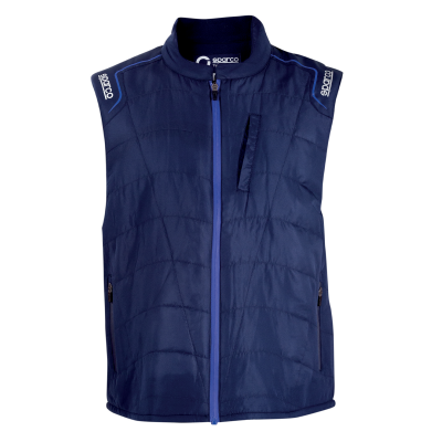 Chaleco de trabajo con interior en polar Sparco Paramout Azul Marino
