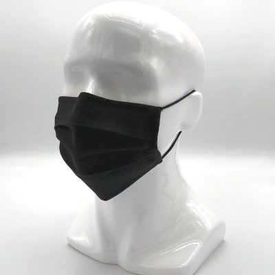 Mascarilla Higiénica Reutilizable Negra 55 unidades