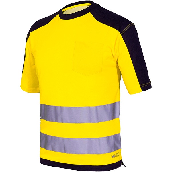 Camiseta AV bicolor Starter amarillo-azul