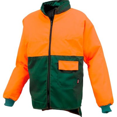 Chaqueta leñador Starter verde-naranja