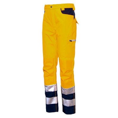 Pantalón de alta visibilidad Starter Gordon  amarillo-azul