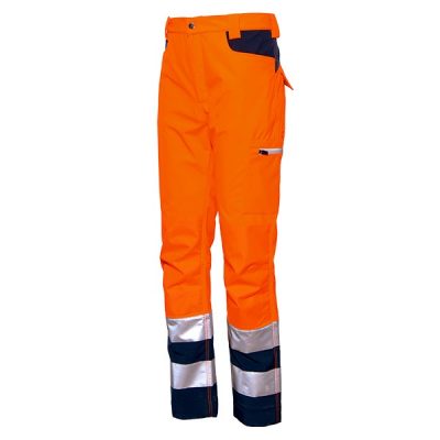 Pantalón de alta visibilidad Starter Gordon  naranja-azul