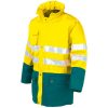 Parka acolchada AV bicolor Starter amarillo-verde