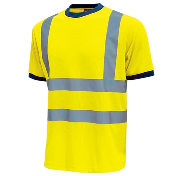 Camiseta de alta visibilidad U-Power Mist Yellow Fluo