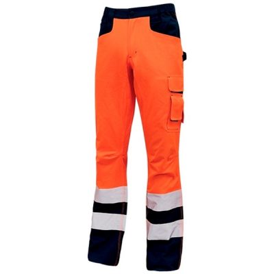 Pantalón alta visibilidad U-Power Beacon Orange Fluo