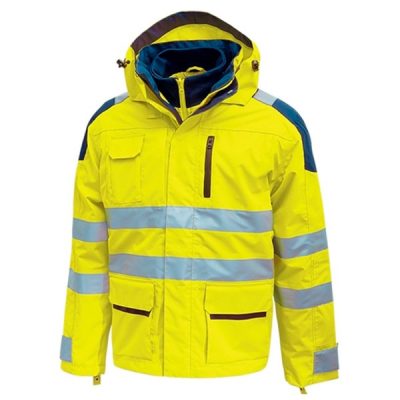 Parka impermeable U-Power Baker Yellow Fluo