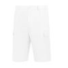 Bermudas multibolsillos con goma Vesin pintor blanco