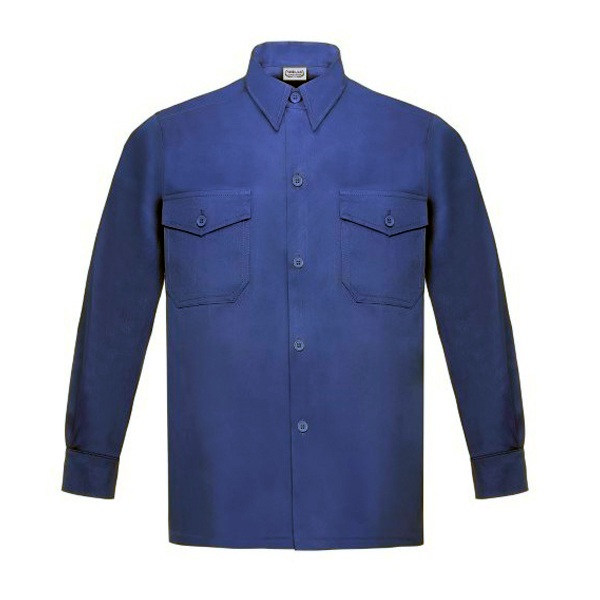 Fumble Revival germ Camisa com dois bolsos Vesin blue - Workwear and Shoes