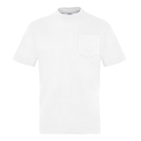Camiseta manga corta con bolsillo Vesin pintor blanco
