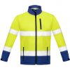 Chaqueta Soft Shell Bicolor alta visibilidad Vesin azul
