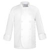Chaqueta unisex manga larga Vesin blanco CC-600