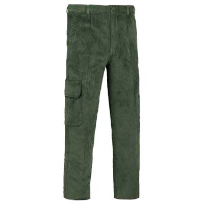 Pantalón de trabajo  de trabajo  de trabajo  multibolsillos con refuerzos pana Vesin cargo verde