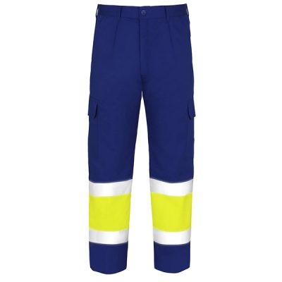 Pantalones multibolsillos de alta visibilidad Vesin azul