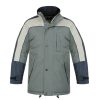 Parka tricolor Vesin beige-verde-negro