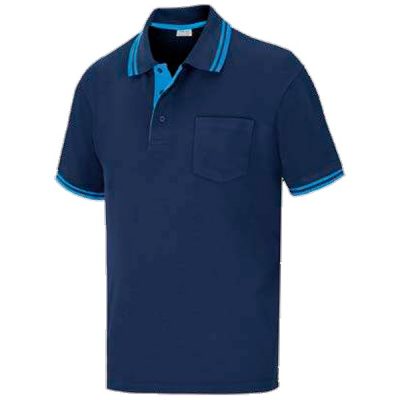 Polo manga corta Elite Vesin azul