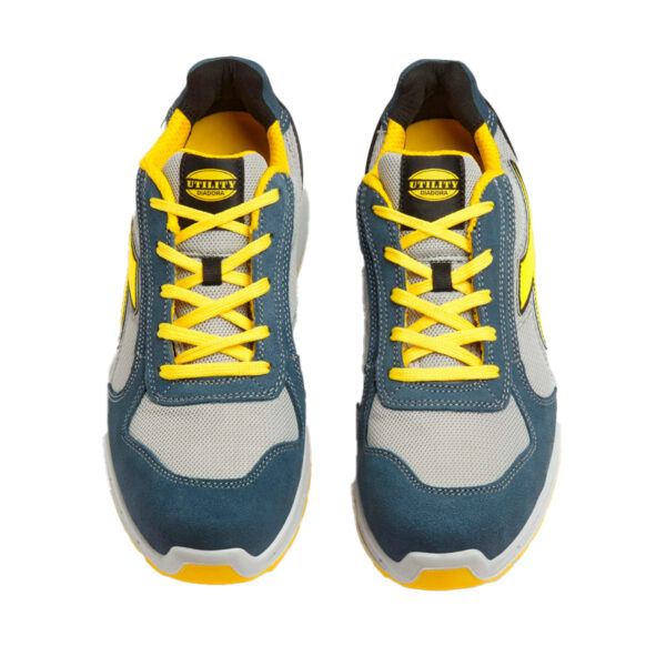 Calzado de seguridad Diadora Run Net Airbox Low S1P SRC Blue cosmos / gris roca lunar Unisex