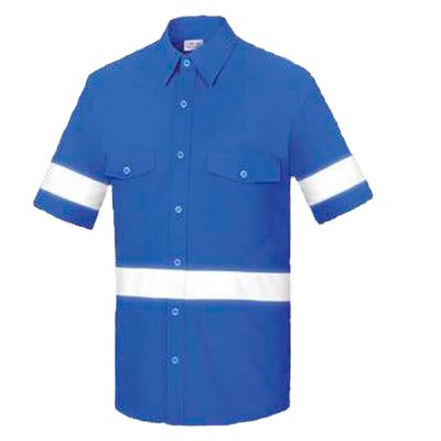 Camisa manga corta con dos bolsillos Vesin azulina L-500