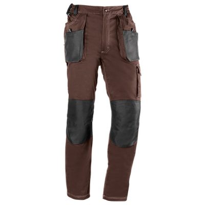 Pantalón de trabajo  de trabajo  multibolsillos Juba 191 FLEX Marrón - Negro