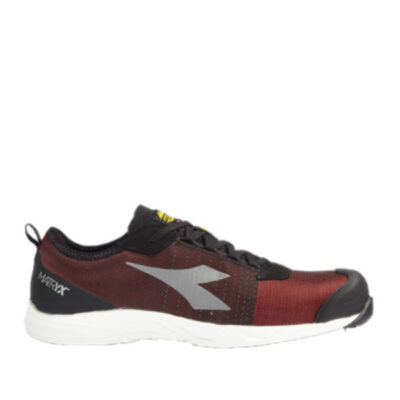 Calzado de seguridad Diadora Fly Litebase Matryx LOW S1P HRO SRC ESD Rojo y blanco