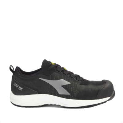 Calzado de seguridad Diadora Fly Litebase Matryx LOW S3 HRO SRC ESD Negro y Blanco