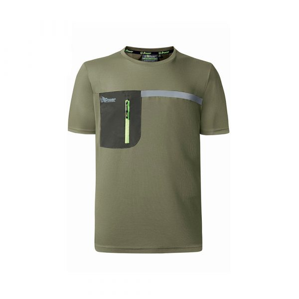 Camiseta U-Power CHRISTAL Burnt Olive