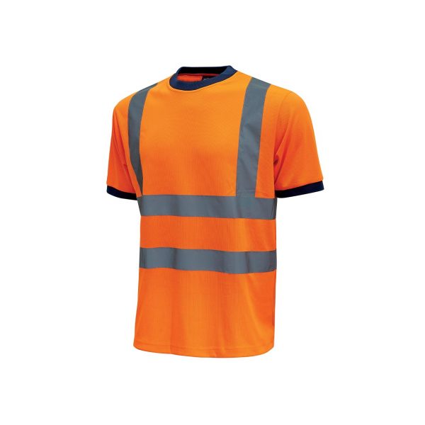 Camiseta U-Power GLITTER Orange Fluo