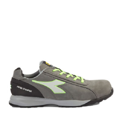 Calzado de seguridad Diadora GLOVE MDS LOW S3 HRO SRC GARGOLA/VERDE FLUORESCENTE