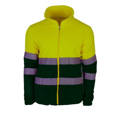 Polar de alta visibilidad Prima Everest3 Combi Jacket Amarillo / Verde oscuro