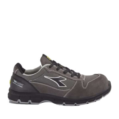 Calzado de seguridad Diadora RUN TEXT LOW MET FREE S1PL FO SR ESD GRIS ACERO/ANTRACITA