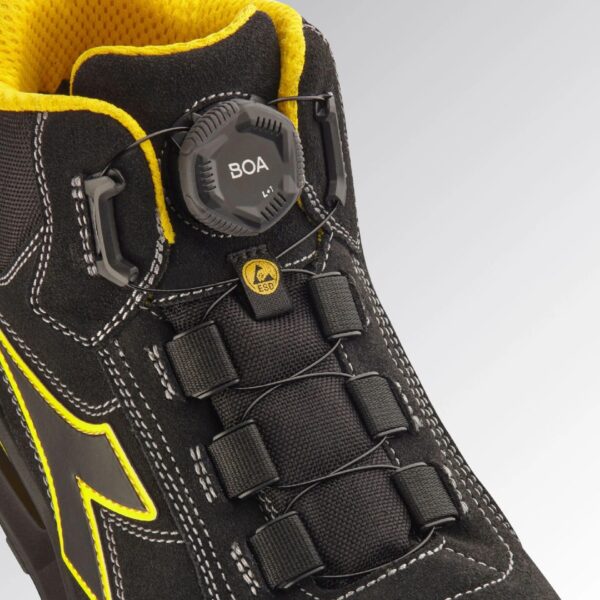 Calzado de seguridad Diadora RUN NET AIRBOX MASTER BOA MID S3S FO SR SC ESD