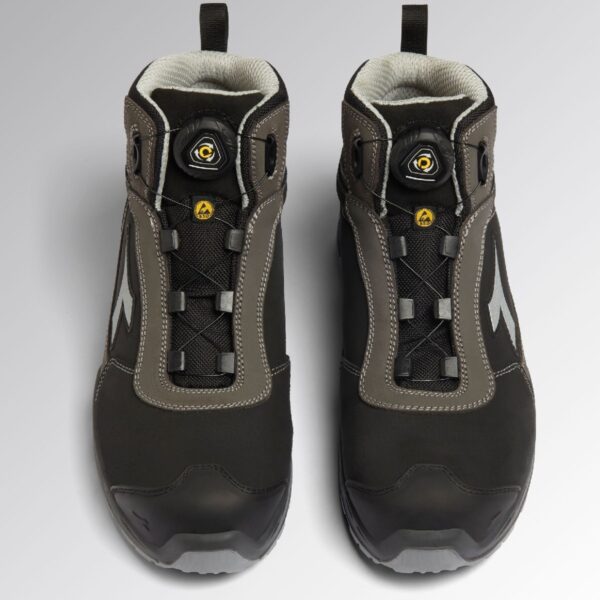 Calzado de seguridad Diadora SHARK STABLE IMPACT LEATHER QUICK MID S3S FO SR SC ESD