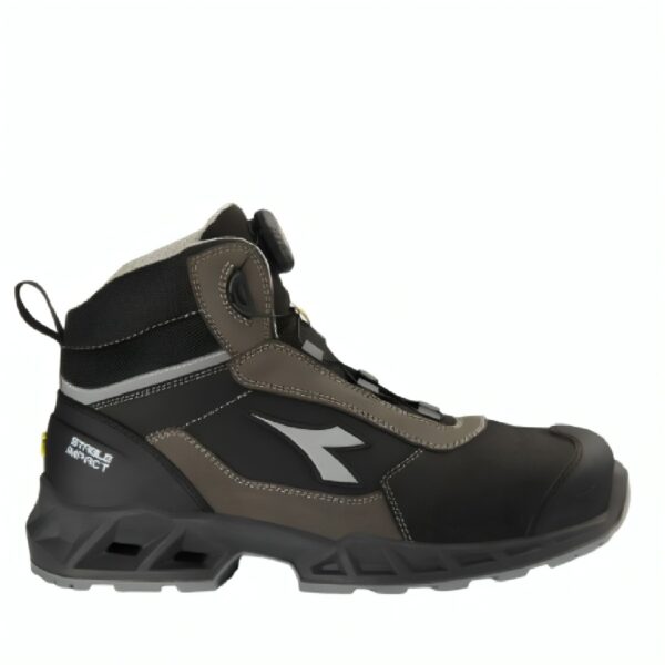 Calzado de seguridad Diadora SHARK STABLE IMPACT LEATHER QUICK MID S3S FO SR SC ESD