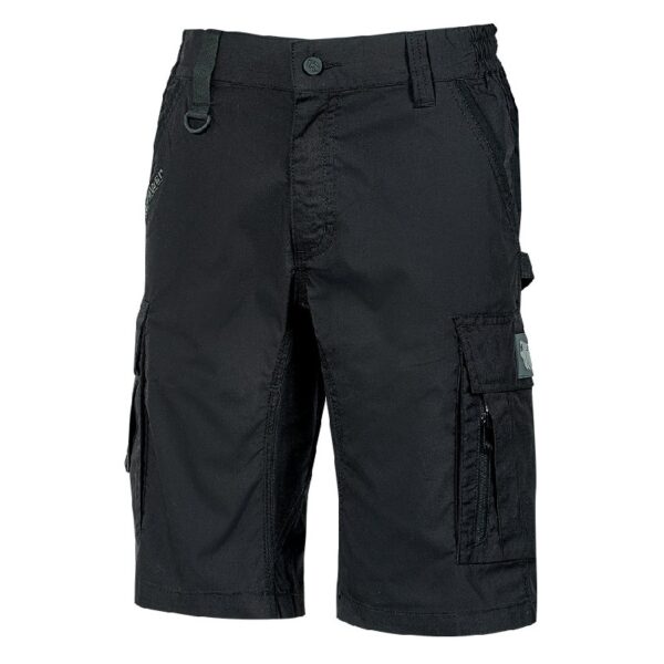 Bermudas cargo de trabajo U-Power Solaris Black Black