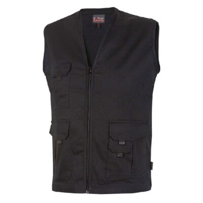Chaleco de trabajo U-Power Chica Black Carbon