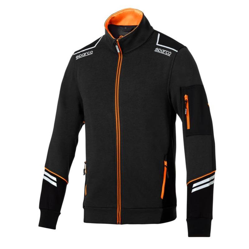 Sudadera Tech Full Zip ALABAMA 02429NRAF NEGRO/NARANJA Sudadera Tech Full Zip ALABAMA 02429NRAF NEGRO/NARANJA