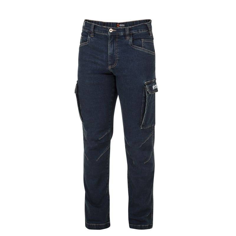 Pantalones denim jeans Sparco DALLAS 02405BM AZUL OSCURO Pantalones denim jeans Sparco DALLAS 02405BM AZUL OSCURO