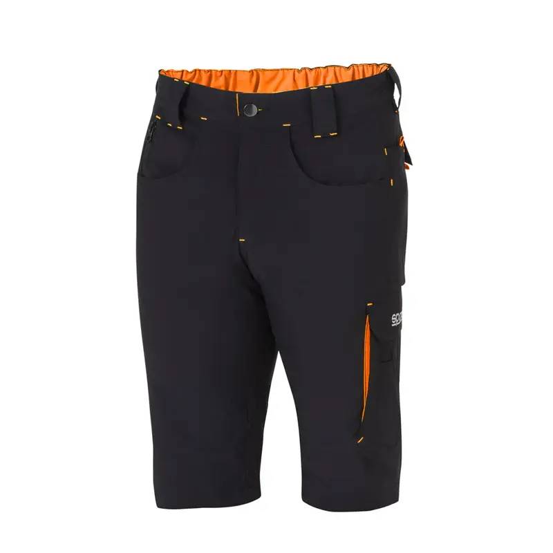 Pantalones shorts ligeros Tech Sparco LAREDO 02428NRAF NEGRO/NARANJA Pantalones shorts ligeros Tech Sparco LAREDO 02428NRAF NEGRO/NARANJA